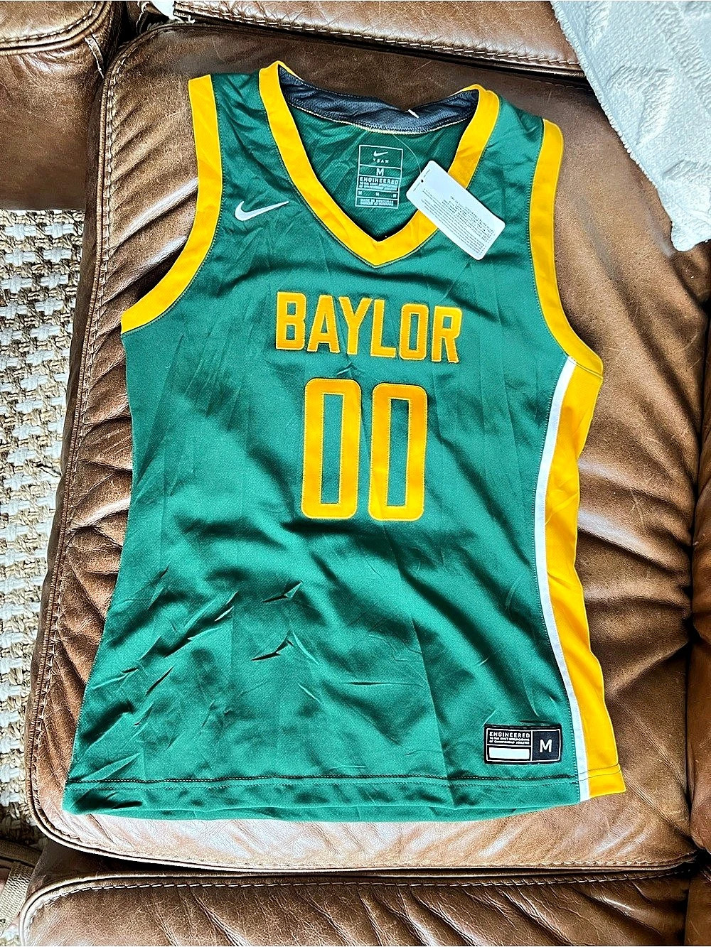 Nike Baylor Bears Nike Replica Basketball Jersey Size Medium